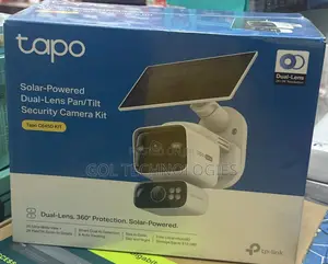 Solar-Powered Dual-Lens Pan/Tilt Security Camera Kit Tapo C645d Kit