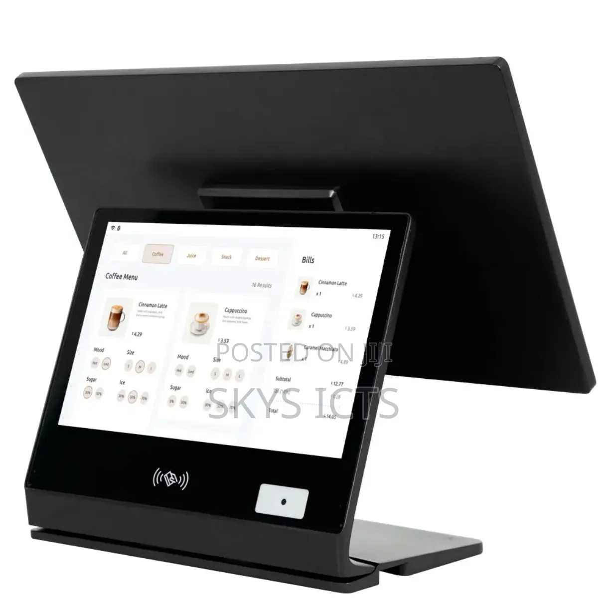 Sleek Slim Dual Screen POS Computer