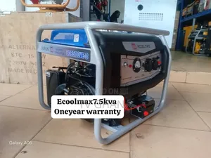 Ecoolmax 7.5kVA Key Start Generator With One-Year Warranty7.5kva