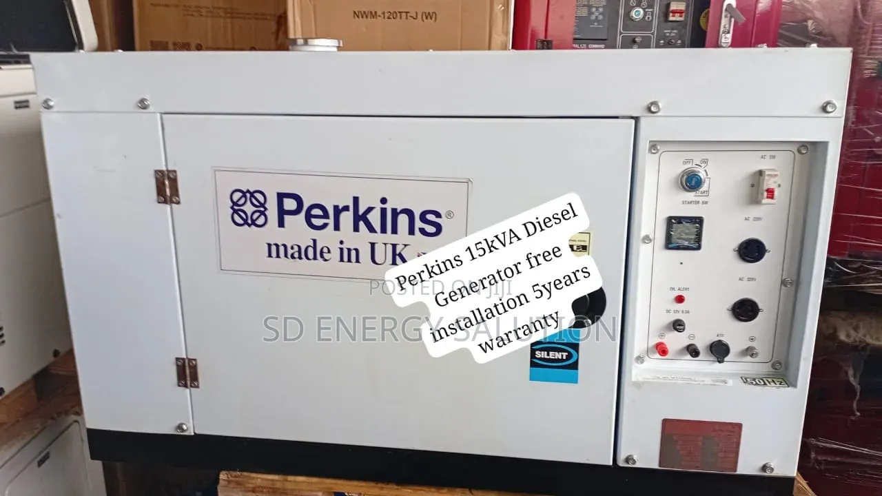 Perkins 15kVA Silent Generator – Stable Backup Power