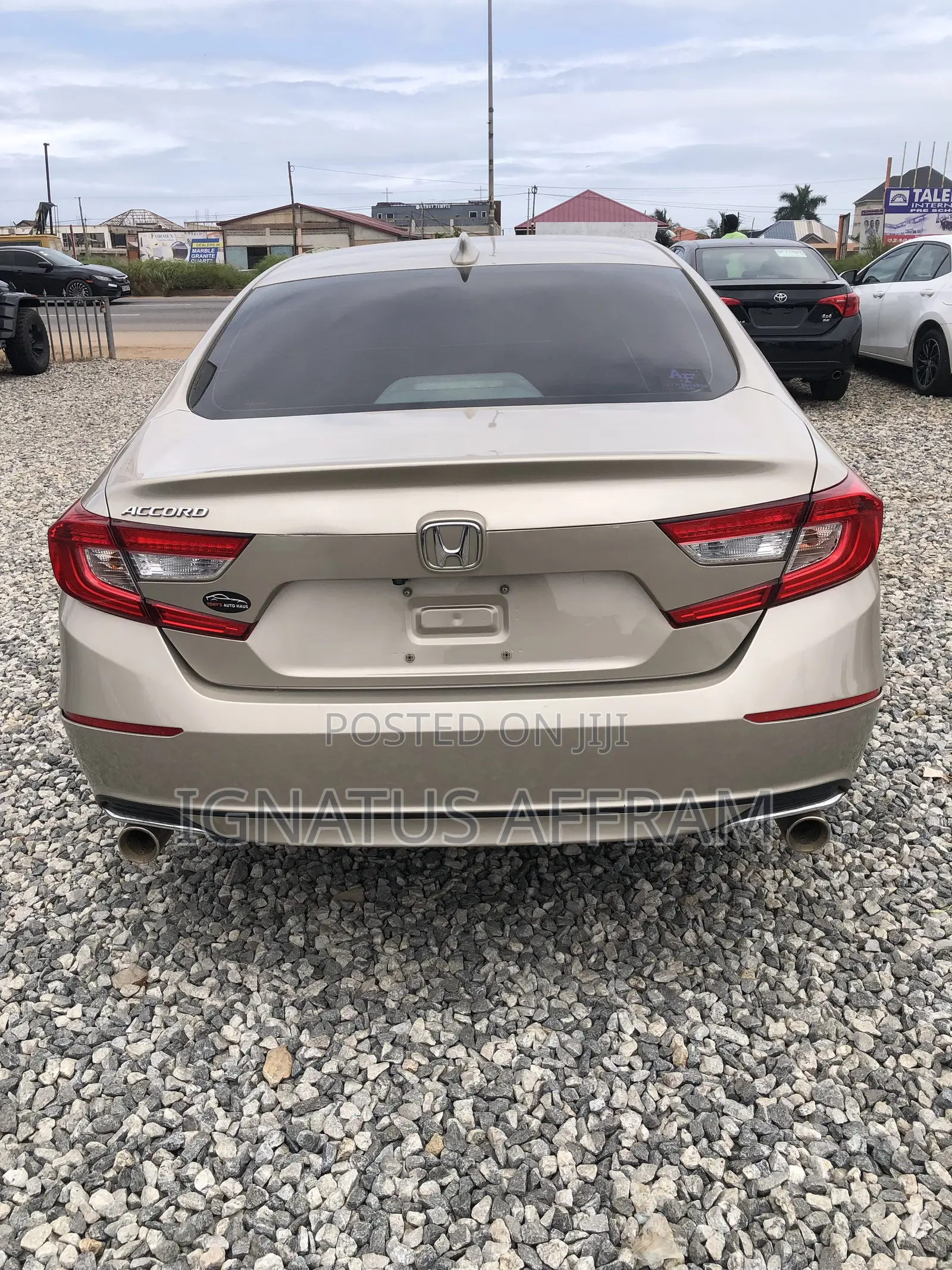 Honda Accord EX-L (2.0L 4cyl Turbo 10A) 2019 Beige