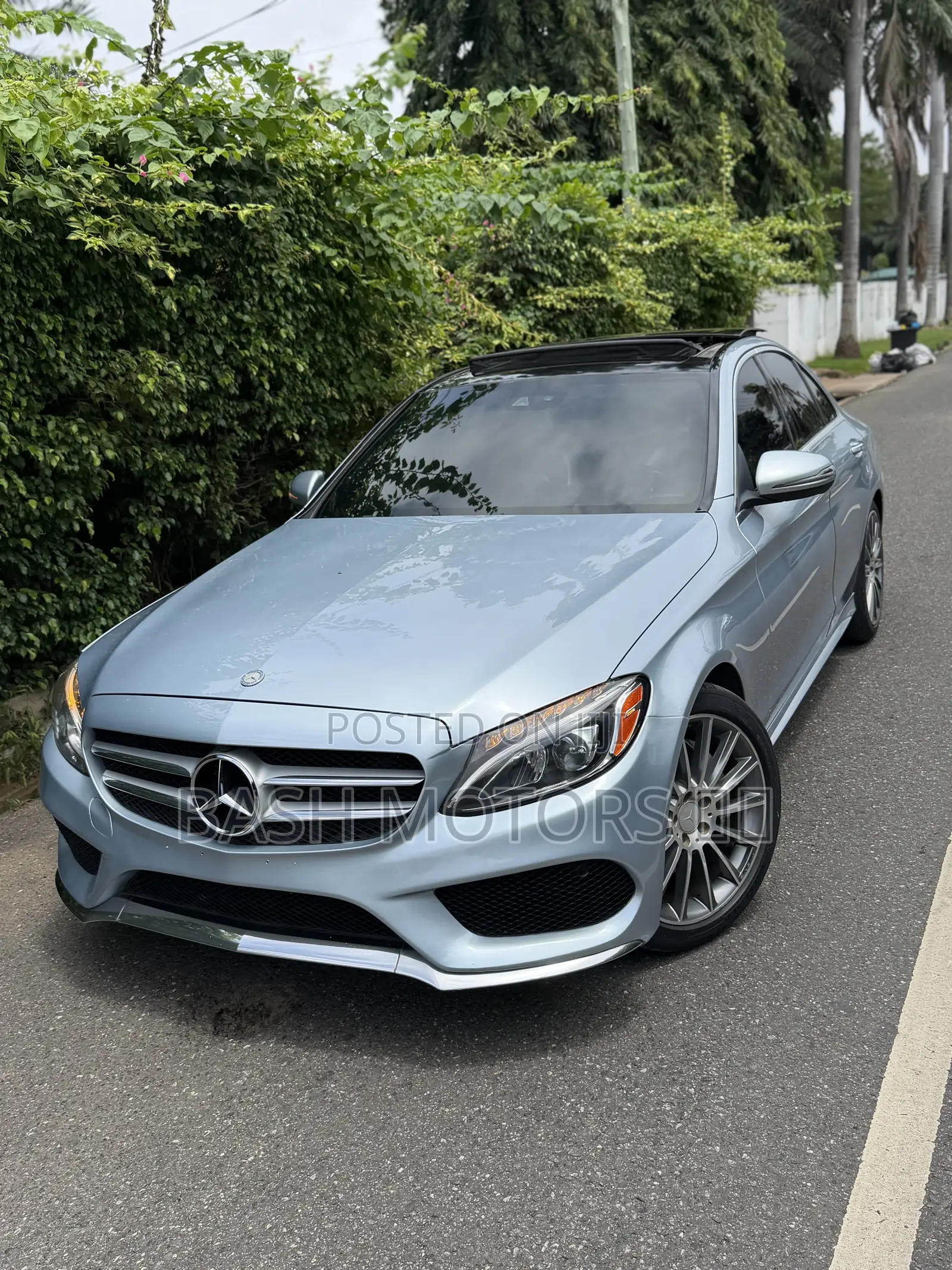 Mercedes-Benz C300 Sport 4Matic Sedan AWD (2.0L 4cyl 7A) 2017 Blue