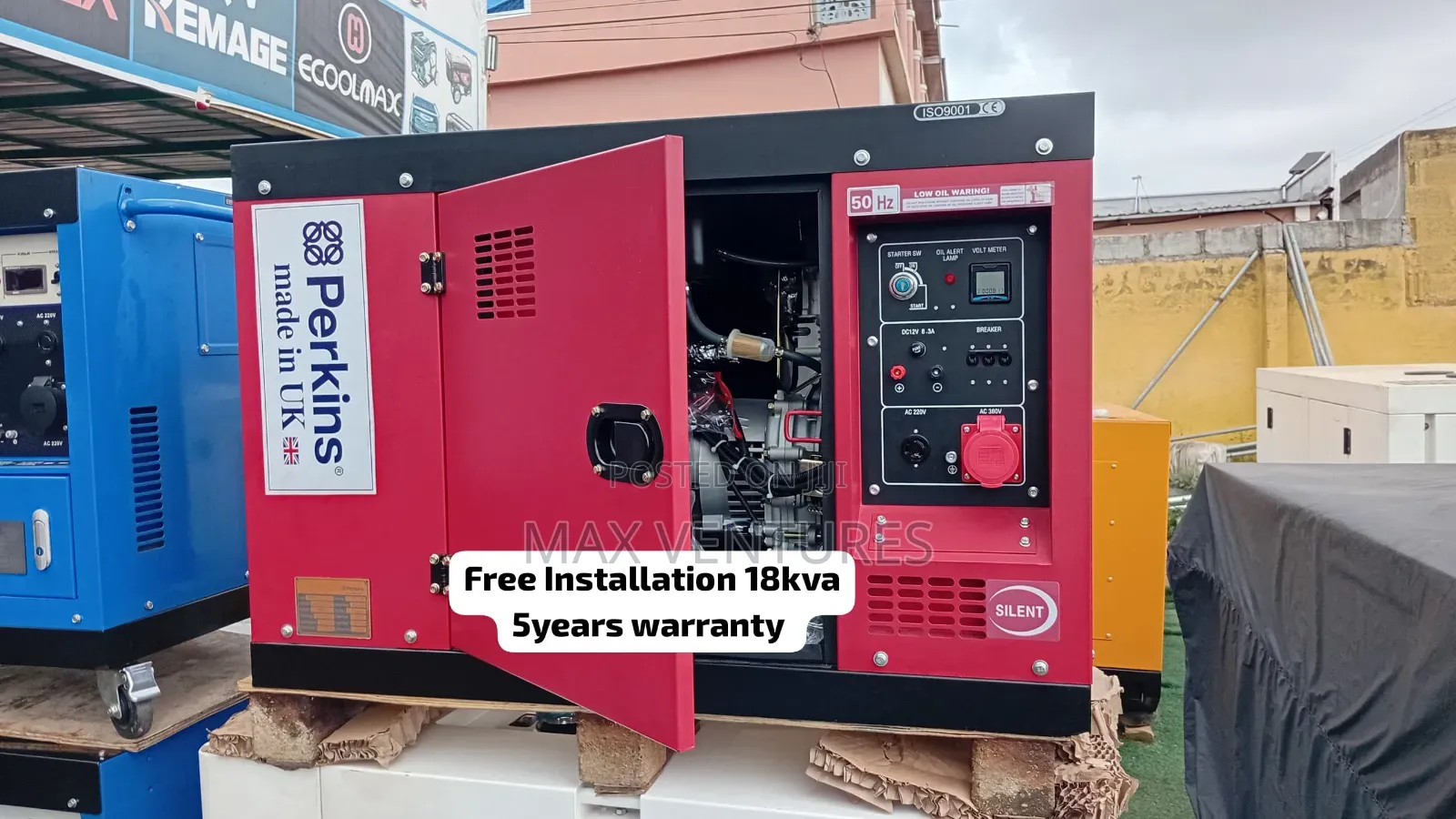 Perkins 18kVA Diesel Generator – Strong Engine, Maximum Output 18kva