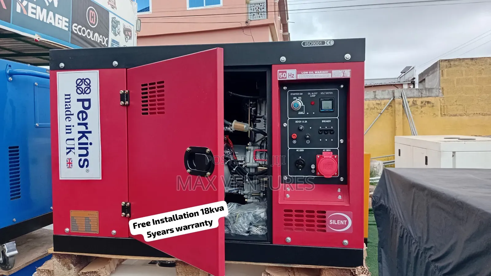 Perkins 18kVA Diesel Generator – Strong Engine, Maximum Output 18kva