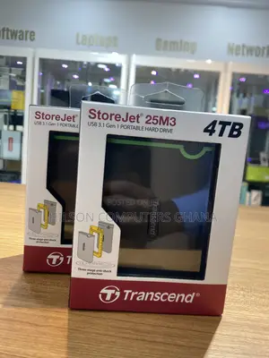 Transcend 4tb Storejet 25M3 USB 3.1 Gen1 External Hard Drive