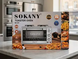 SOKANY SK-437 35L Electric Toaster Oven With Double Burner