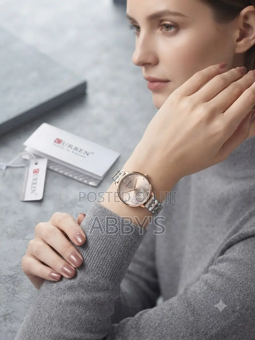 Curren Silver-Rosegold Flora Elegance Watch