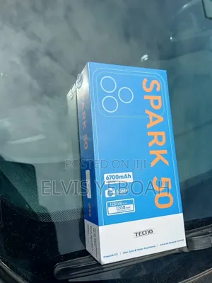 New Tecno Spark 50 128 GB White