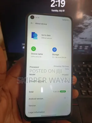 Oppo A93S 5G 256 GB Blue
