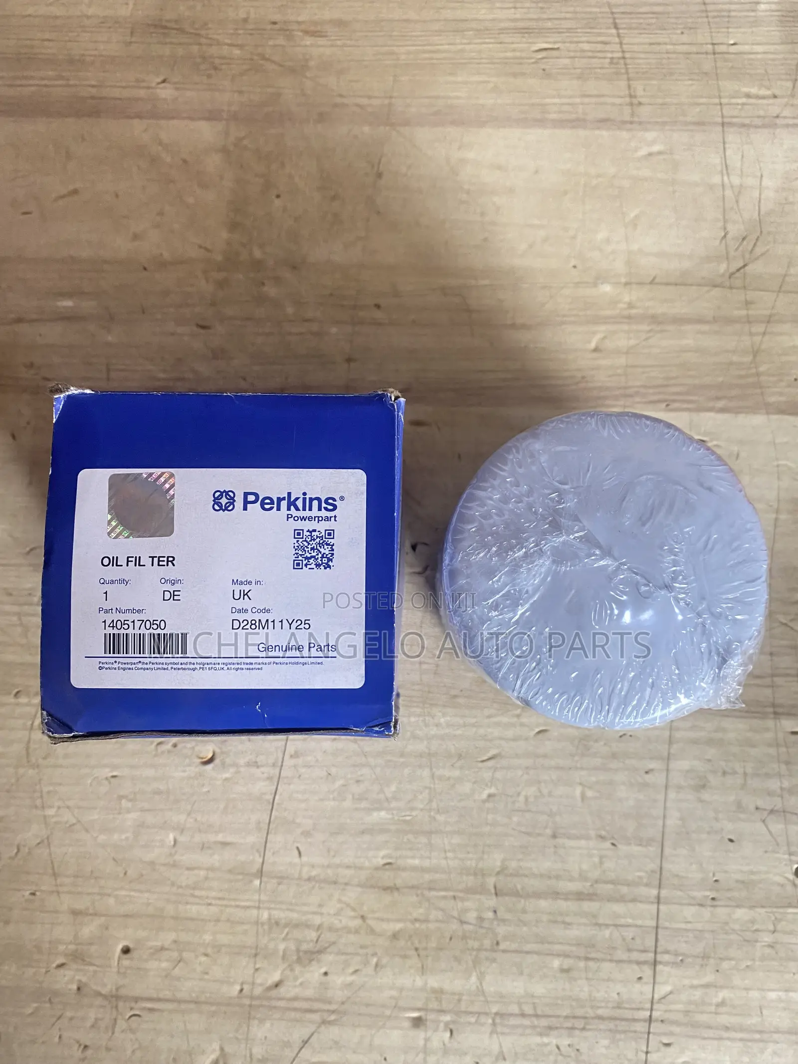 Oil Filter Perkins Generator 20kvA