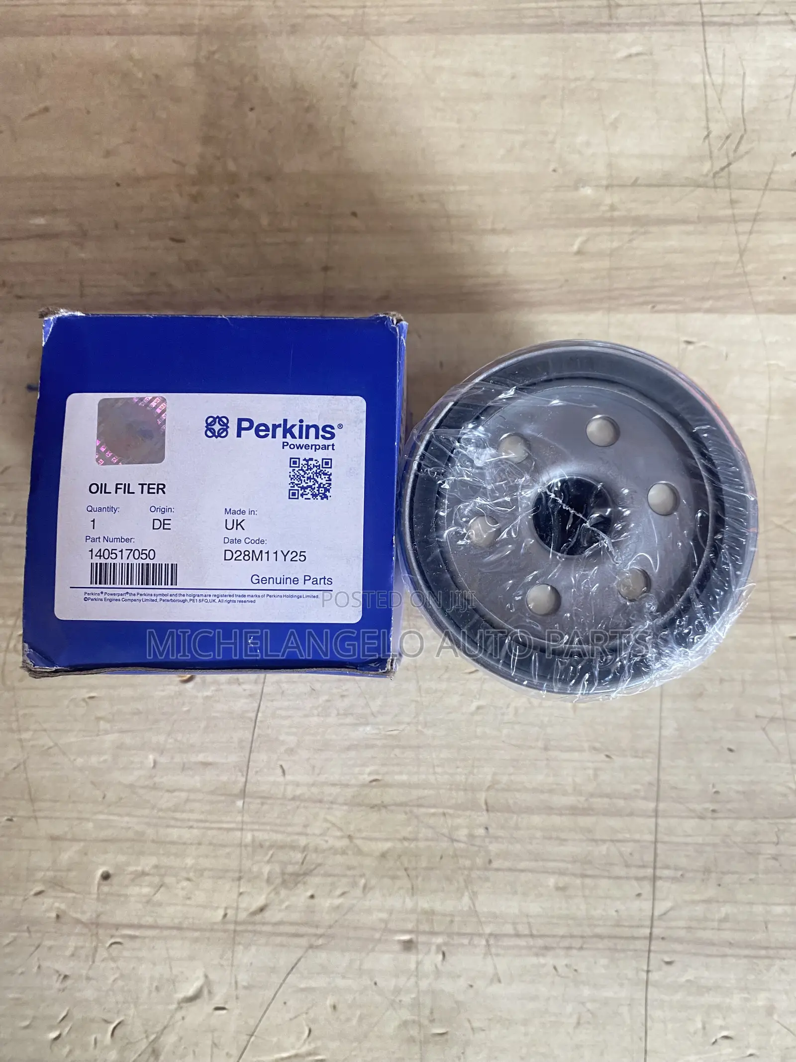 Oil Filter Perkins Generator 20kvA