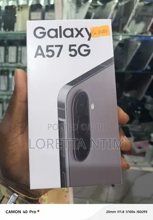 New Samsung Galaxy A57 256 GB Gray