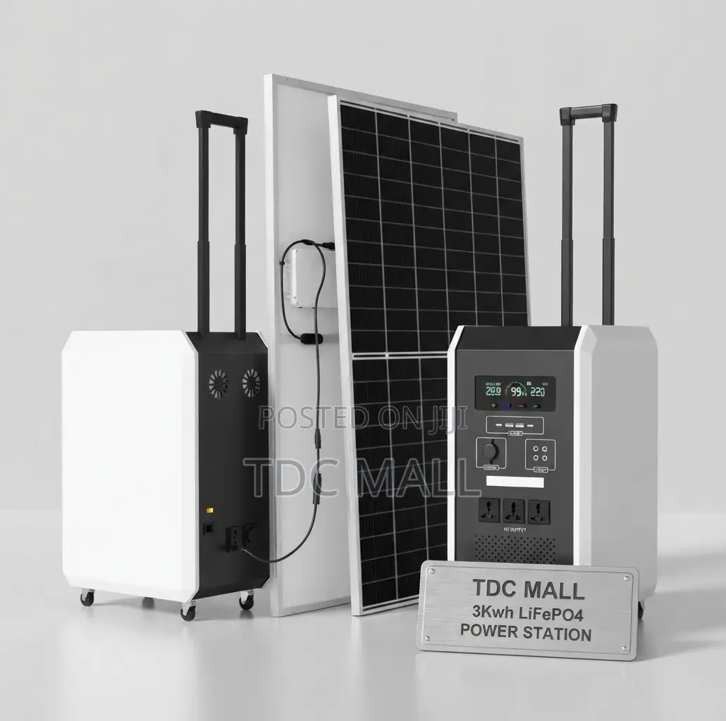 3Kwh Lifepo4 Solar Power Station + 2 Solar Panel