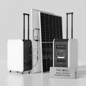 3Kwh Lifepo4 Solar Power Station + 2 Solar Panel