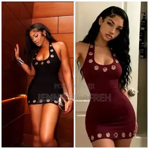 Beautiful Ladies Mini Backless Bodycon Dress