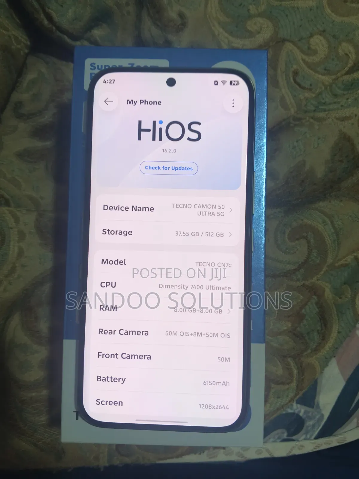 Tecno Camon 50 Ultra 512 GB Bronze