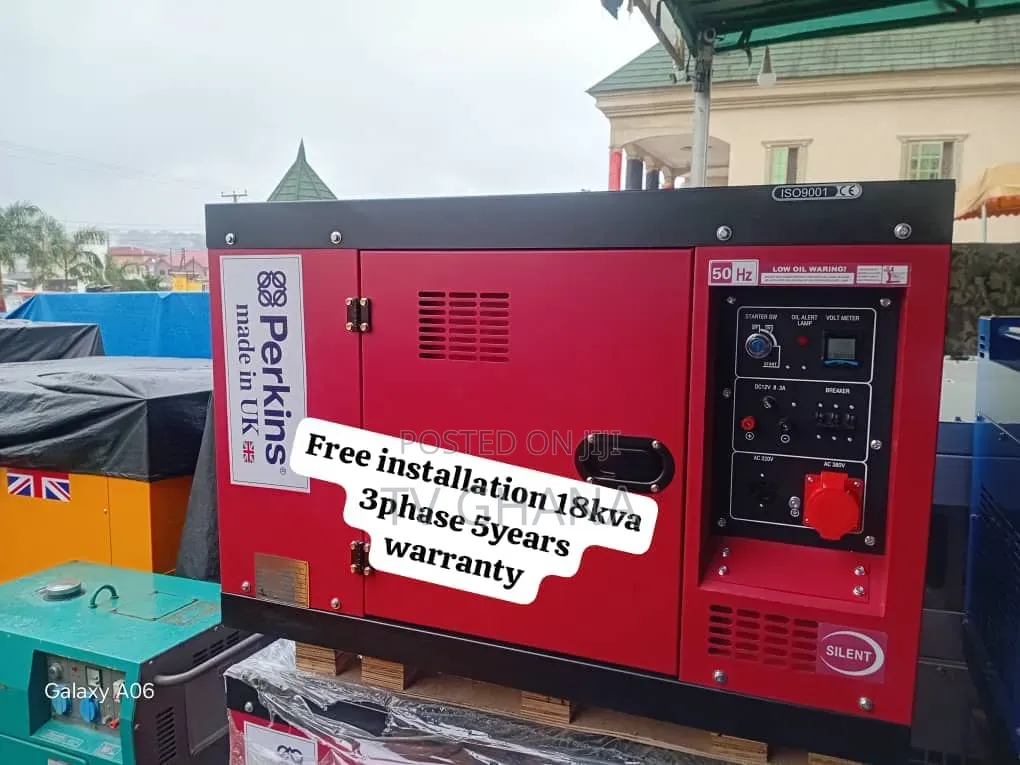 Perkins 18kVA 1500RPM 3-Phase Diesel Generator for Sale
18kva