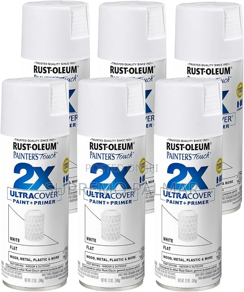 Rust-Oleum Matte/Gloss/Flat White Spray Paint
