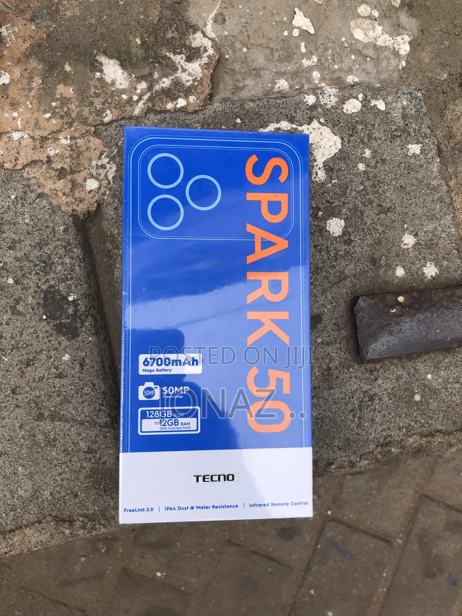 New Tecno Spark 50 128 GB Gray
