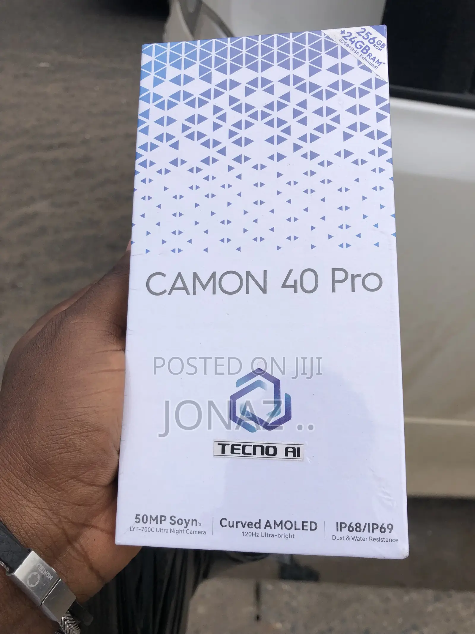 New Tecno Camon 40 Pro 5G 256 GB Black