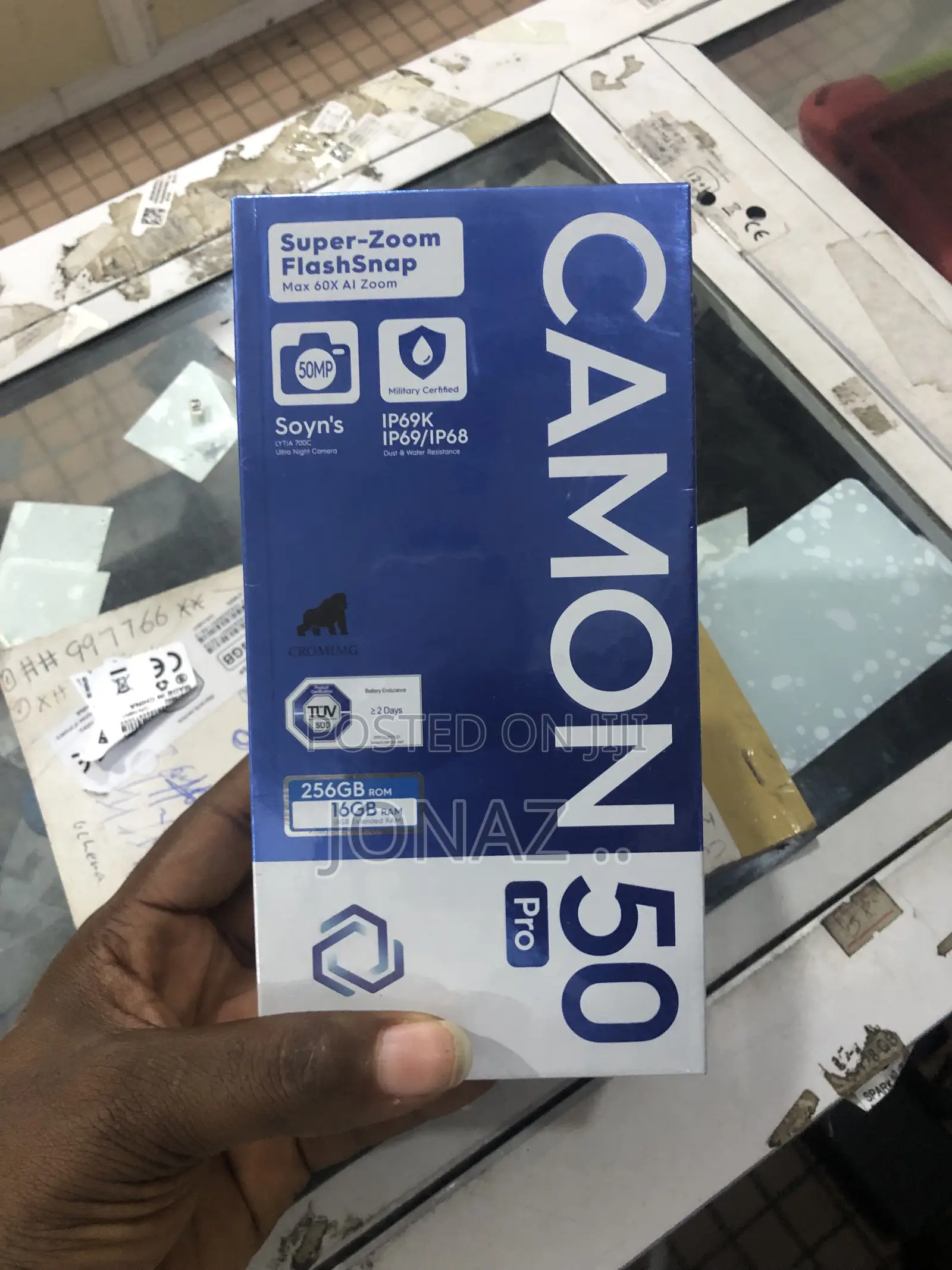 New Tecno Camon 50 Pro 256 GB Silver