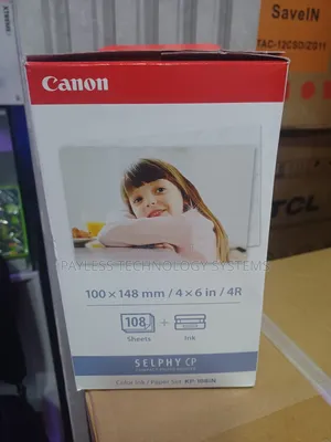 Canon Selphy Cp1000 Compact Photo Paper and Ink Cartridges