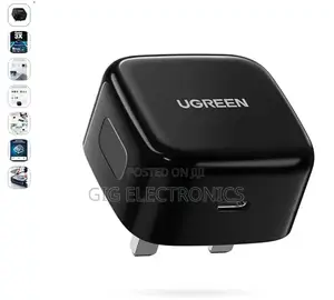 Ugreen PD3.0 20W Fast Charger UK (Black)
