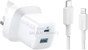 Anker 323, 33W Wall Charger + USB-C to Lighting Cable 3ft