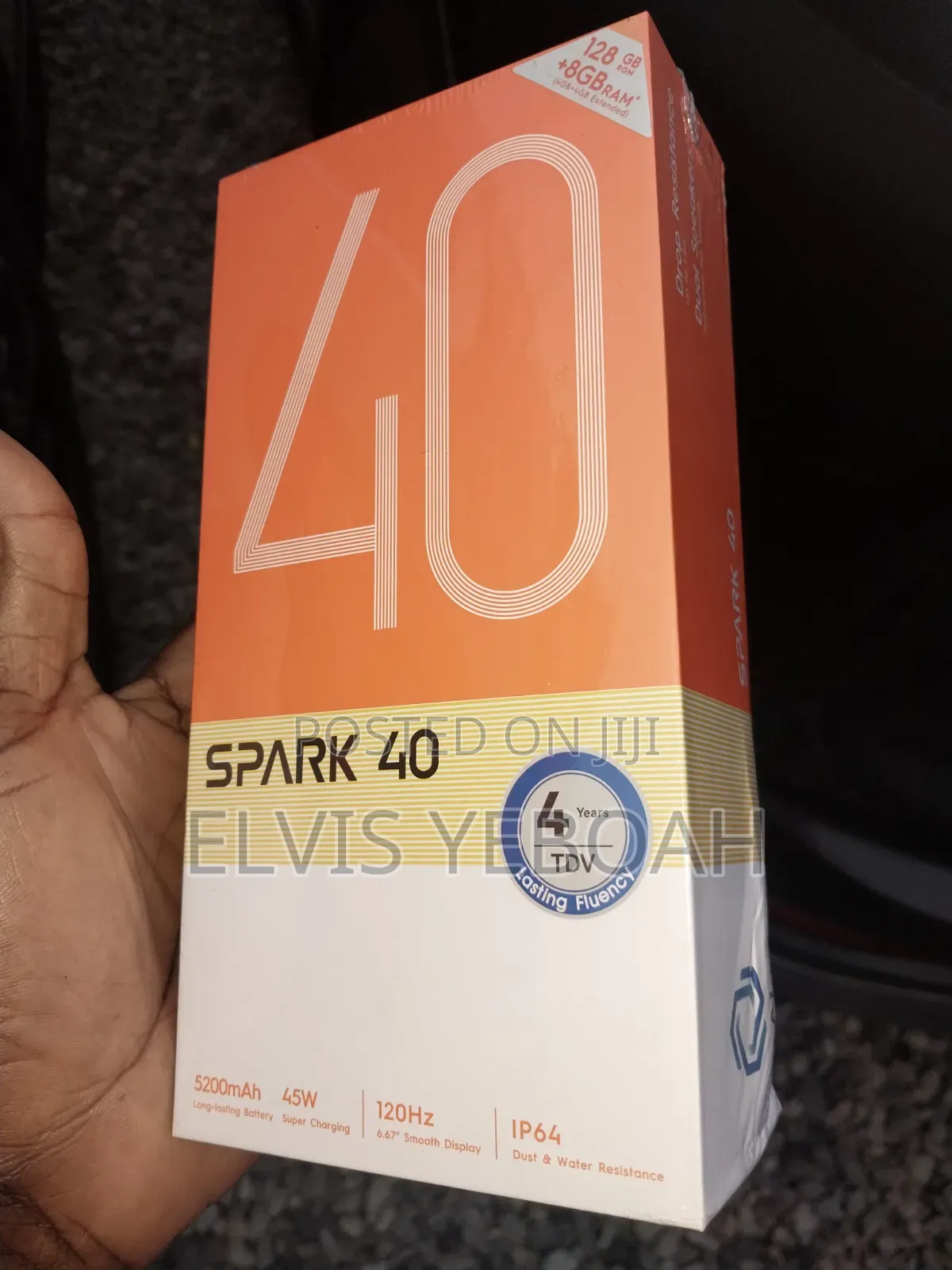 New Tecno Spark 40 256 GB Silver