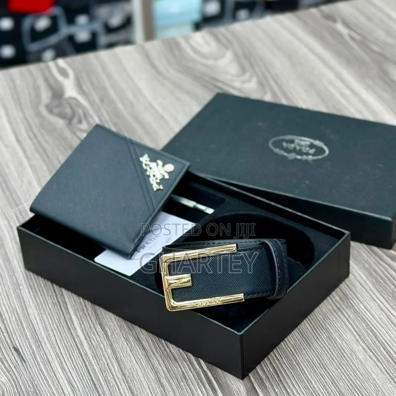 Luxury Men’s Belt Wallet Gift Set –Premium Leather Style in Gift Box