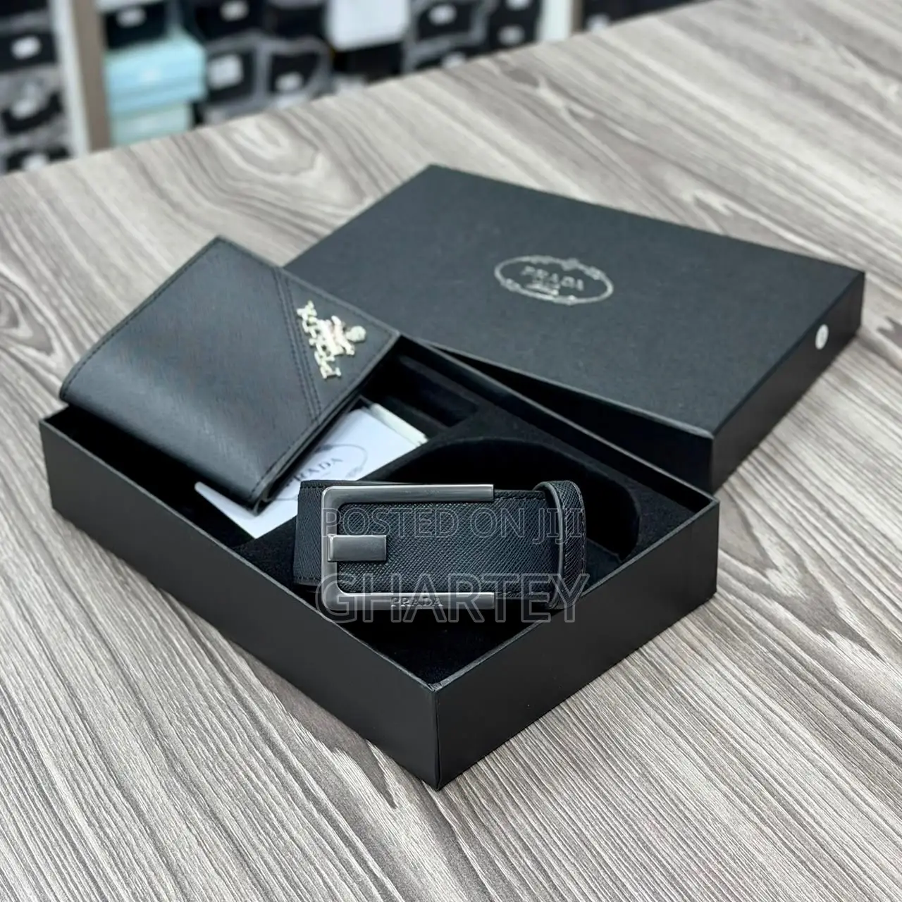 Luxury Men’s Belt Wallet Gift Set –Premium Leather Style in Gift Box