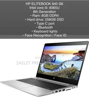 Laptop HP EliteBook 840 G6 8GB Intel Core i5 SSD 256GB