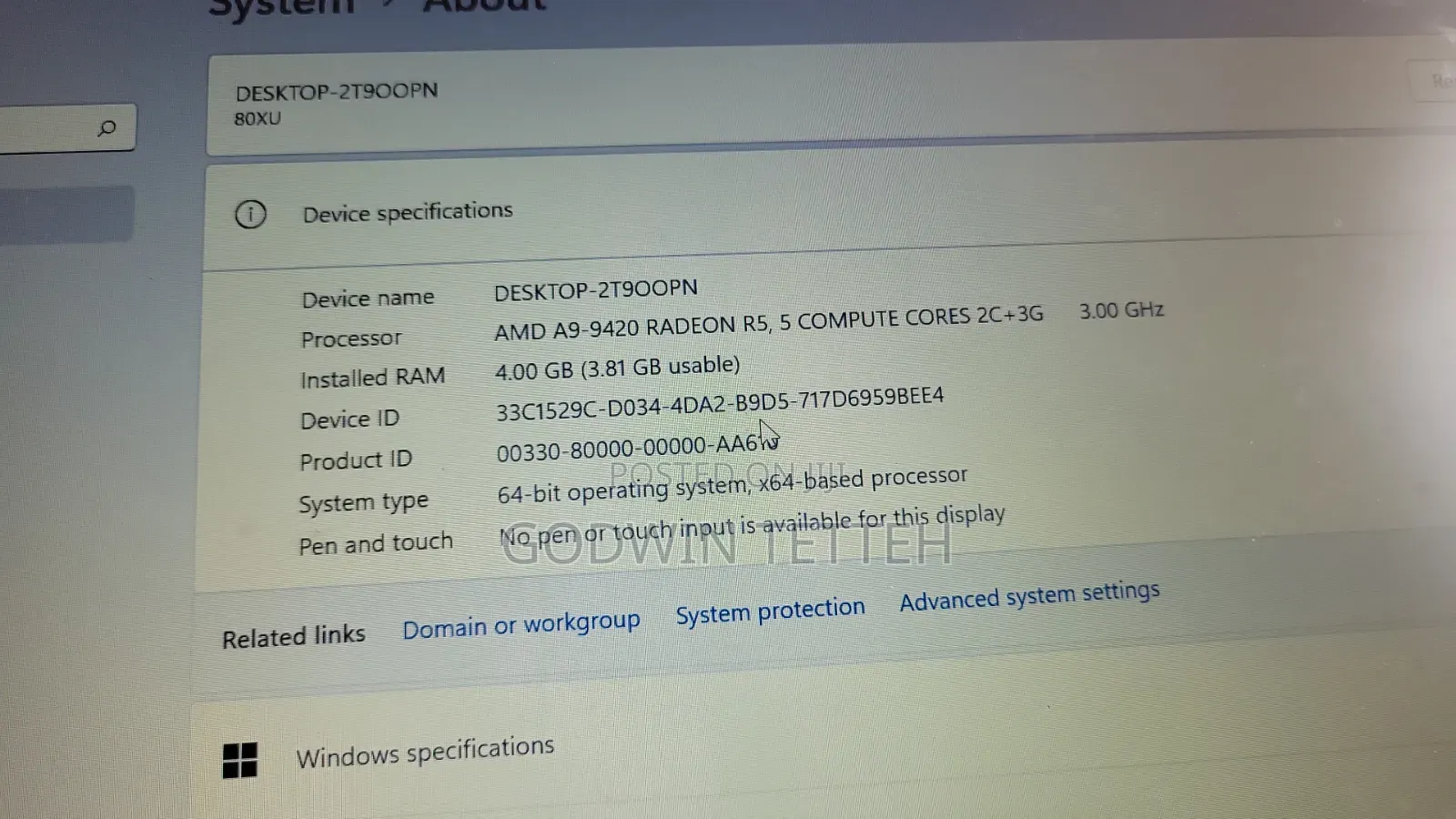 Laptop Lenovo Ideapad 3 4GB Intel Core i5 HDD 1T