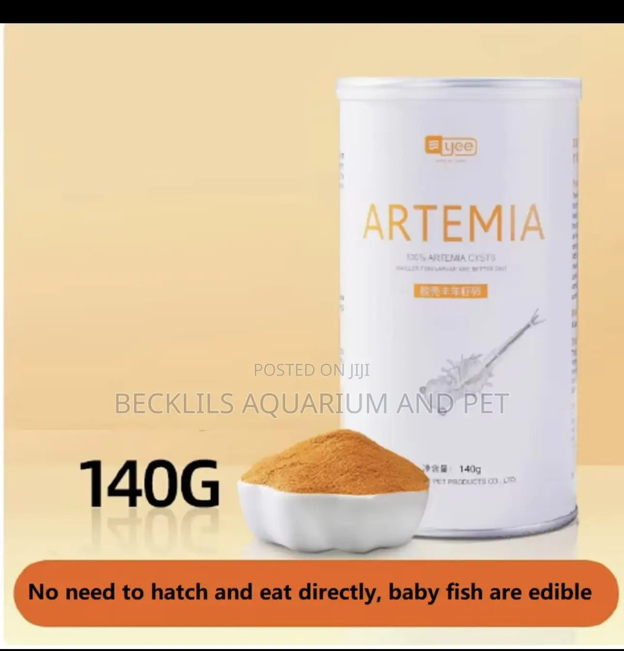 140 G , Artemia Fish Feed