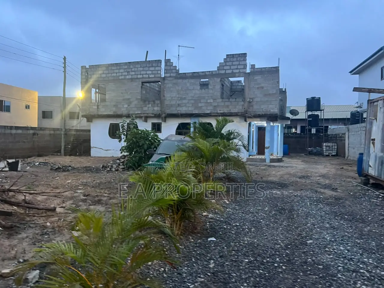 2 Corner Plot of Land for Sale at Adjiringano