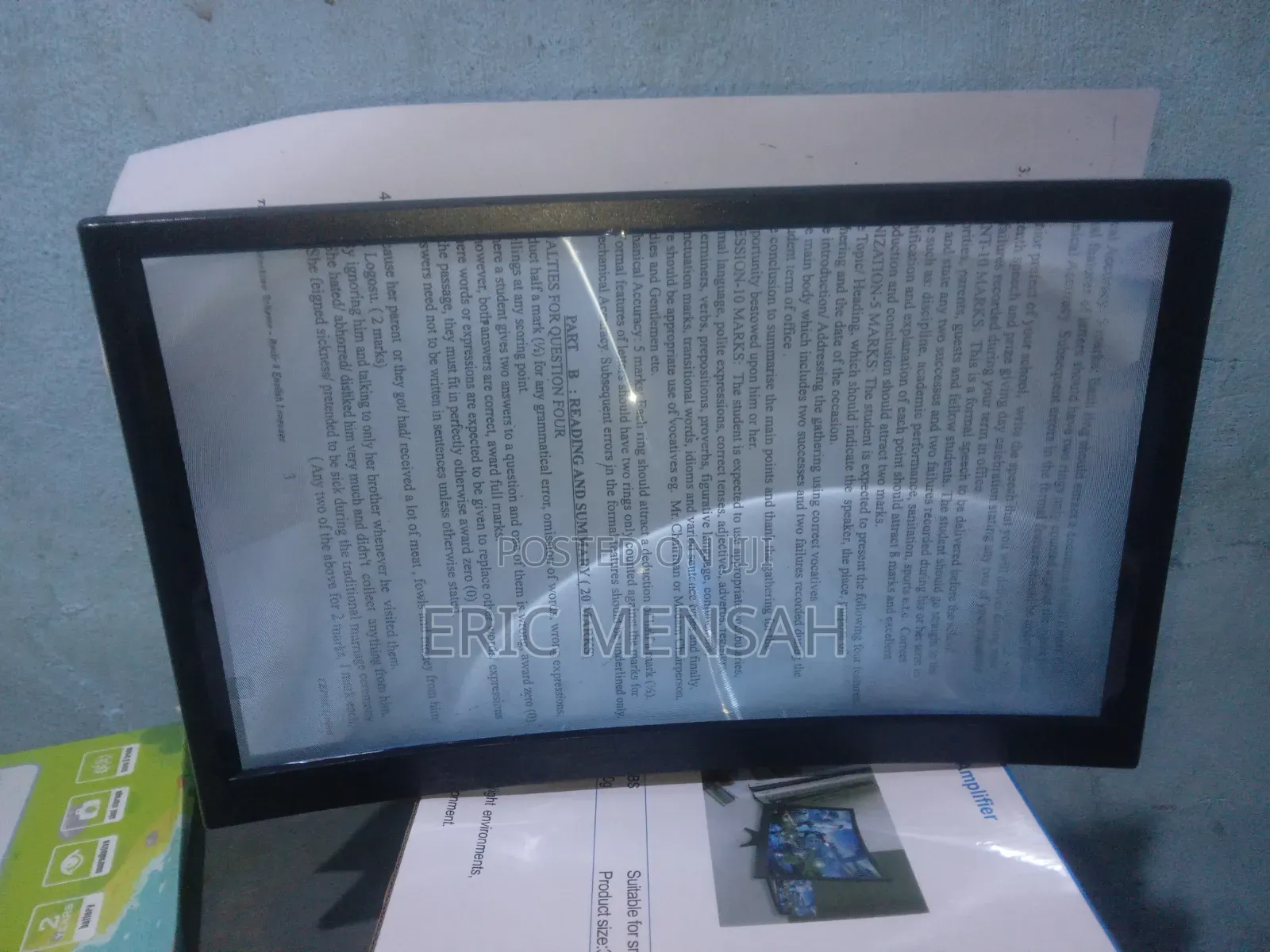 Phone Screen Amplifier Curved 14" HD