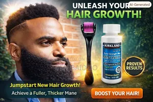 Kirkland Minoxidil and Derma Roller (Hair Growth Proven Results)