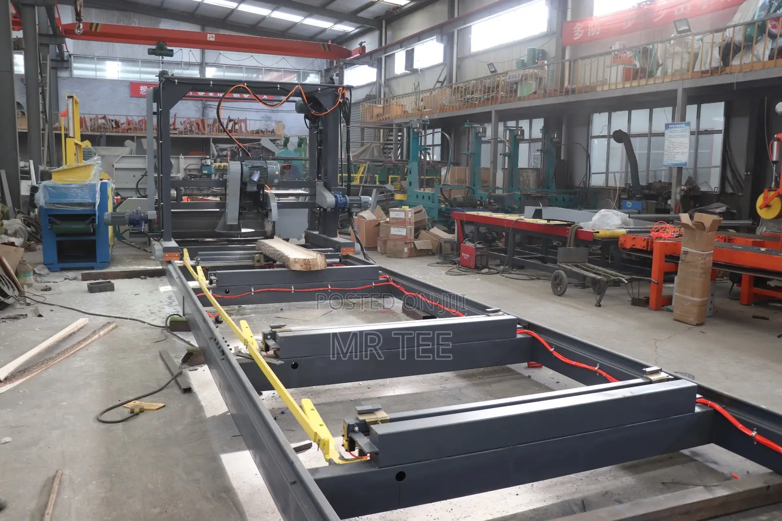 Twin Black Circular Sawmill