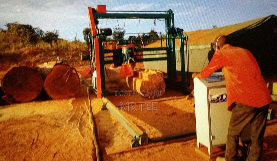 Twin Black Circular Sawmill