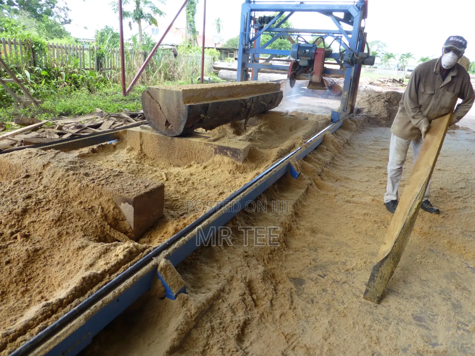 Twin Black Circular Sawmill