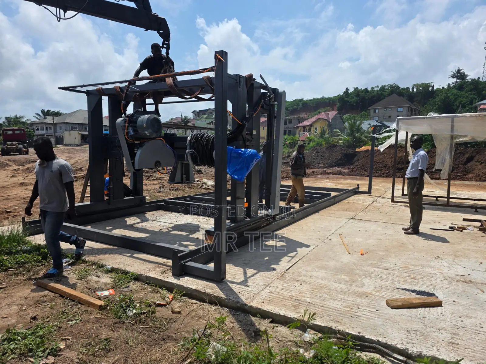 Twin Black Circular Sawmill