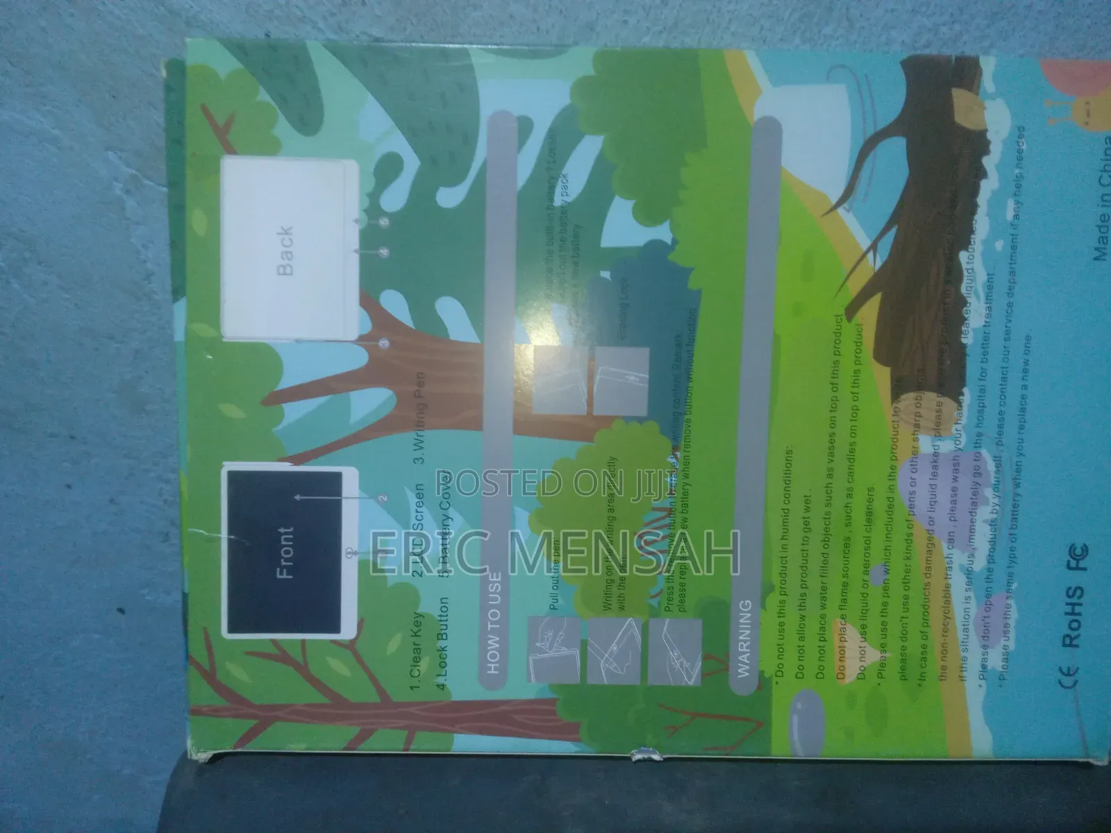 LCD Panel Colourful Writing Tablet