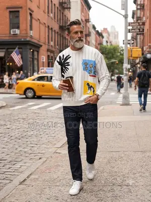 Men’s Oversized Graphic Sweatshirt – Premium Streetwear