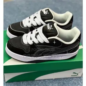 Original Puma Park Black Upper/Distintive White