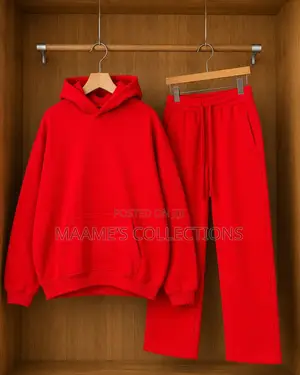 Plain & Printed Hoodie Tracksuit Set – Unisex ( Quality Material )