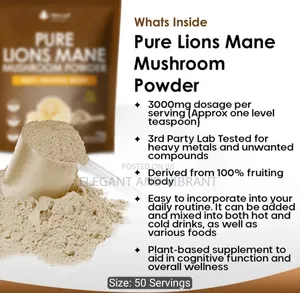Lions Mane Mushroom Powder 3000mg