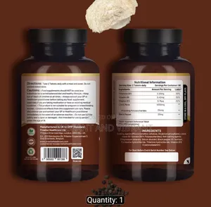 Lions Mane Mushroom Tablets With Vitamin B1,B6 Black Pepper 180 Tab