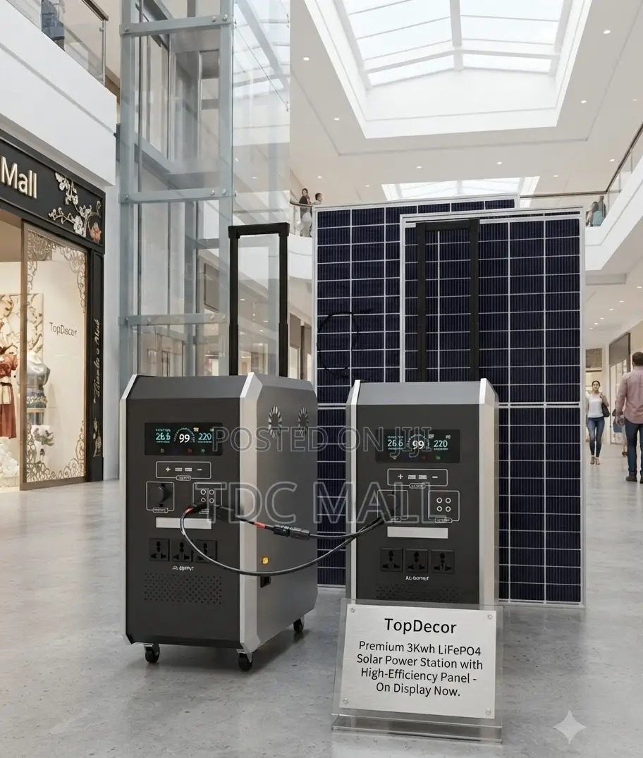 3Kwh Lifepo4 Solar Power Station + 2 Solar Panel