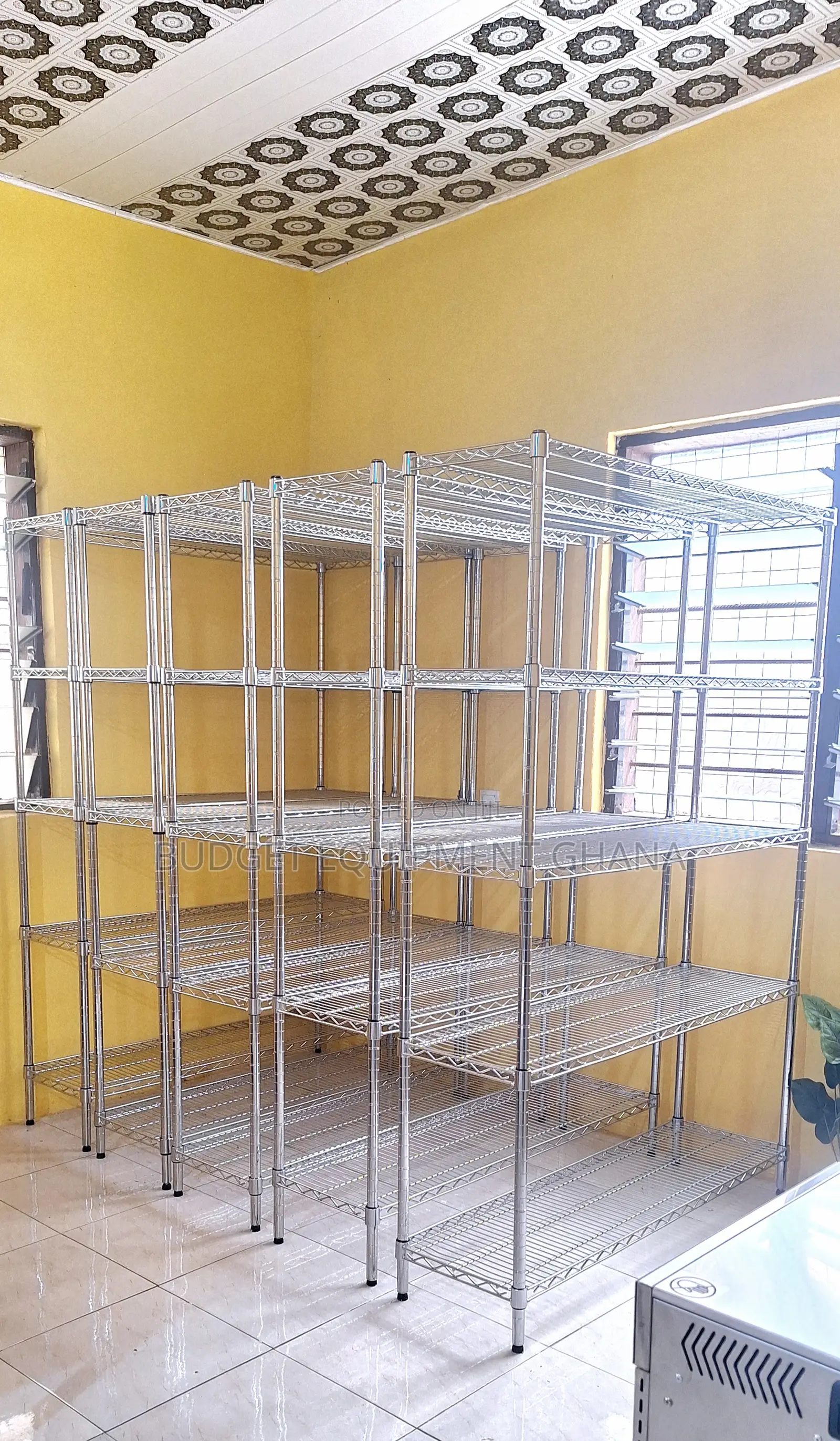 Heavy Duty Chrome Storage Racks