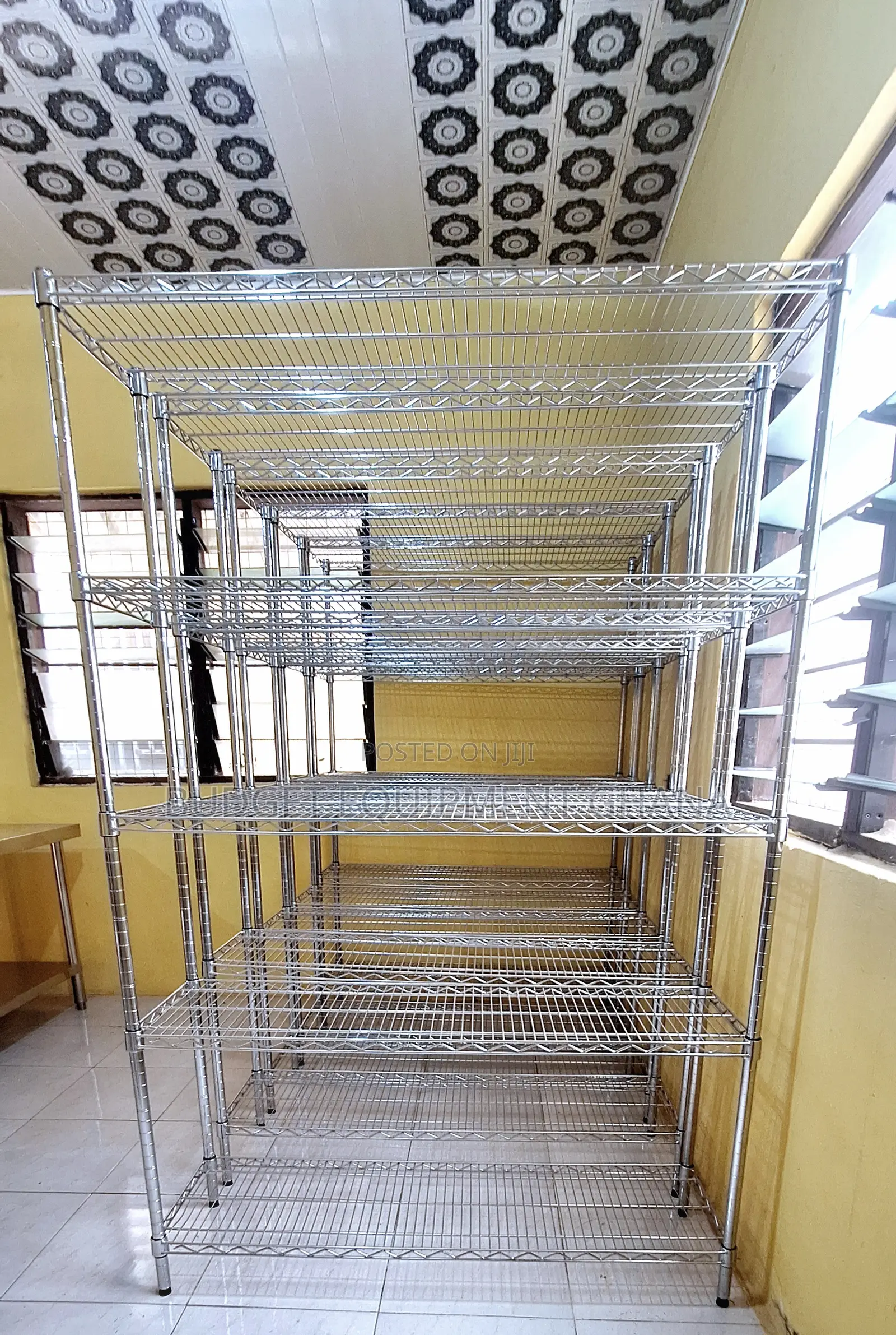 Heavy Duty Chrome Storage Racks